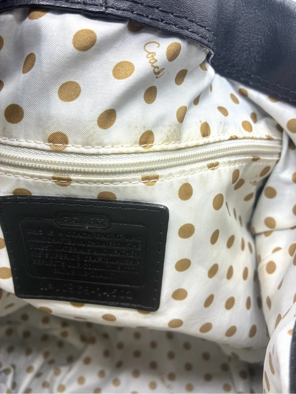 Coach Peyton 14502 Black Leather Slouchy Hobo Shoulder Bag Turnlock